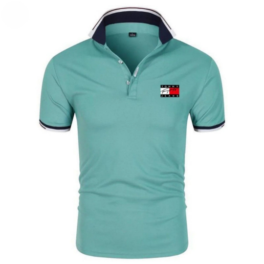 Heren Poloshirt met een Trendy Uitstraling