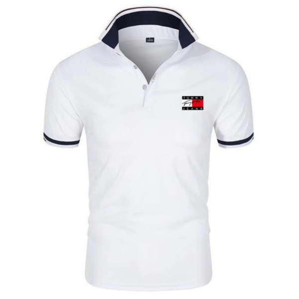 Heren Poloshirt met een Trendy Uitstraling