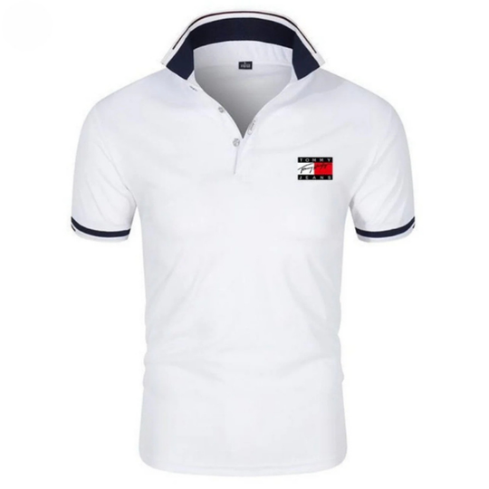 Heren Poloshirt met een Trendy Uitstraling