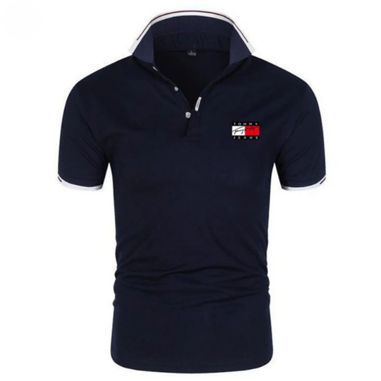Heren Poloshirt met een Trendy Uitstraling