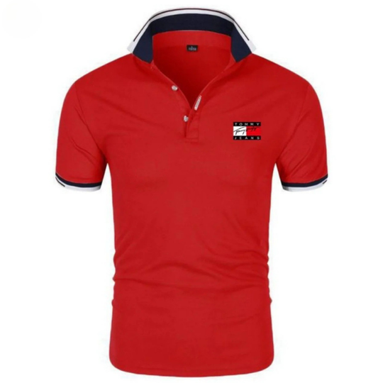 Heren Poloshirt met een Trendy Uitstraling