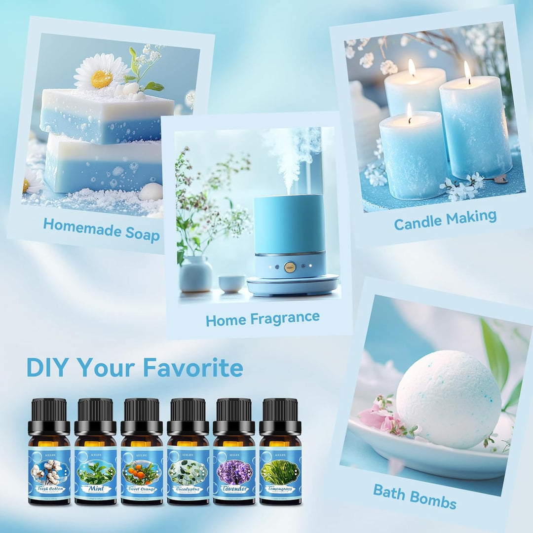 PACK OF 6 Christmas Essential Oil Set