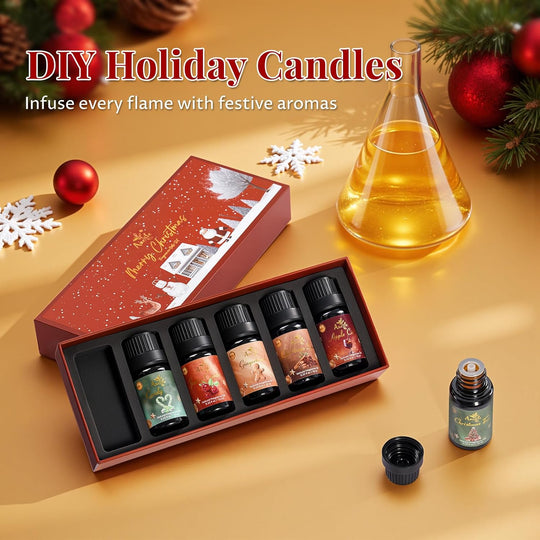 PACK OF 6 Christmas Essential Oil Set
