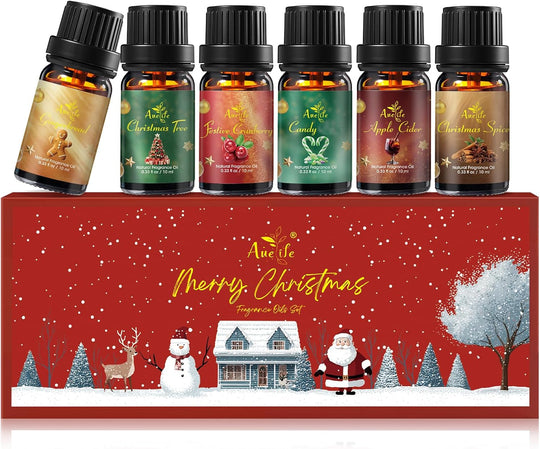 PACK OF 6 Christmas Essential Oil Set