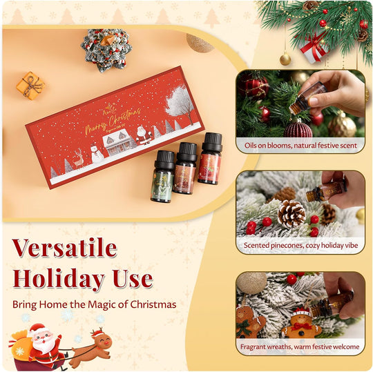 PACK OF 6 Christmas Essential Oil Set